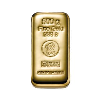 Heimerle + Meule Goldbarren gegossen 500 g