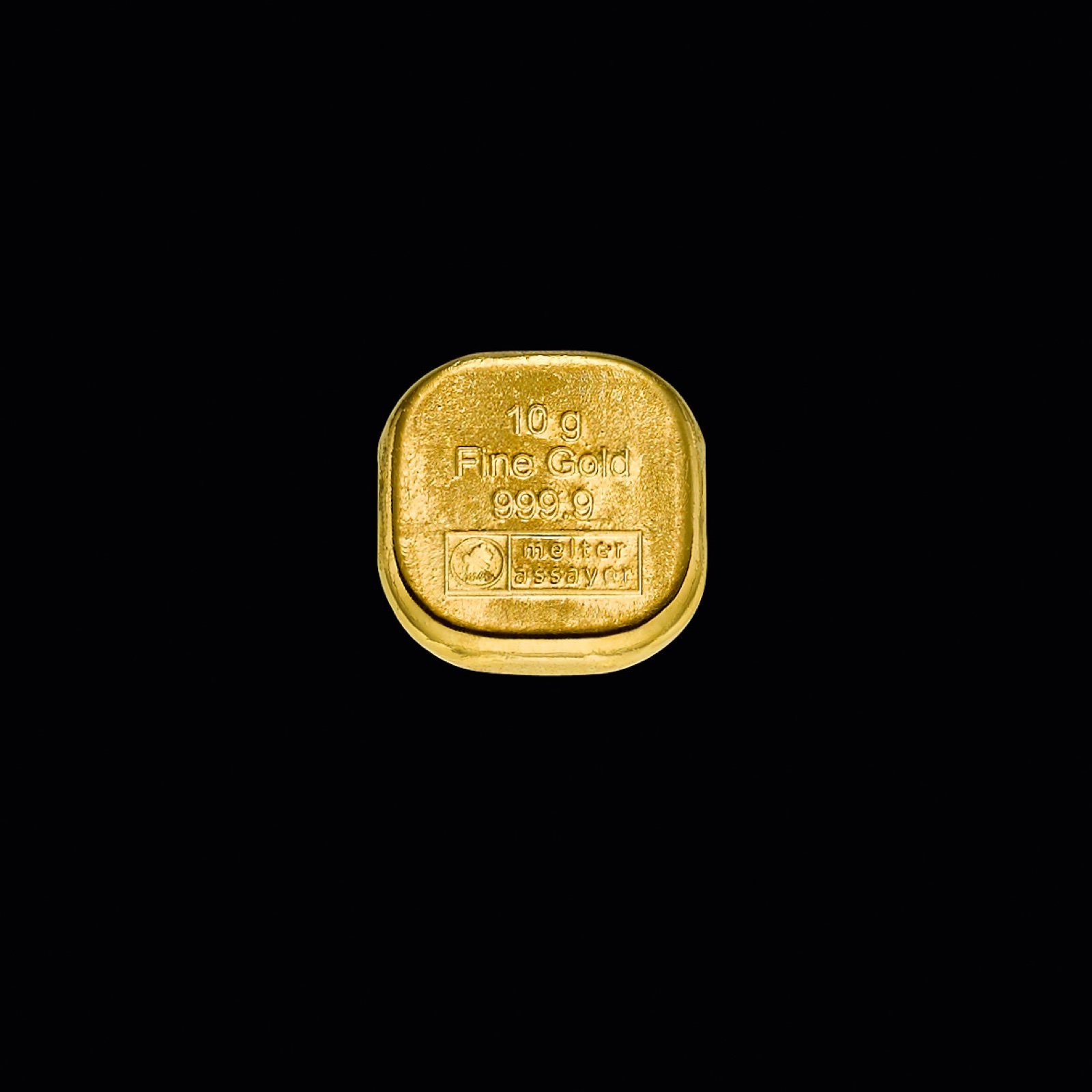 Heimerle + Meule Goldbarren gegossen 10 g – Rückseite